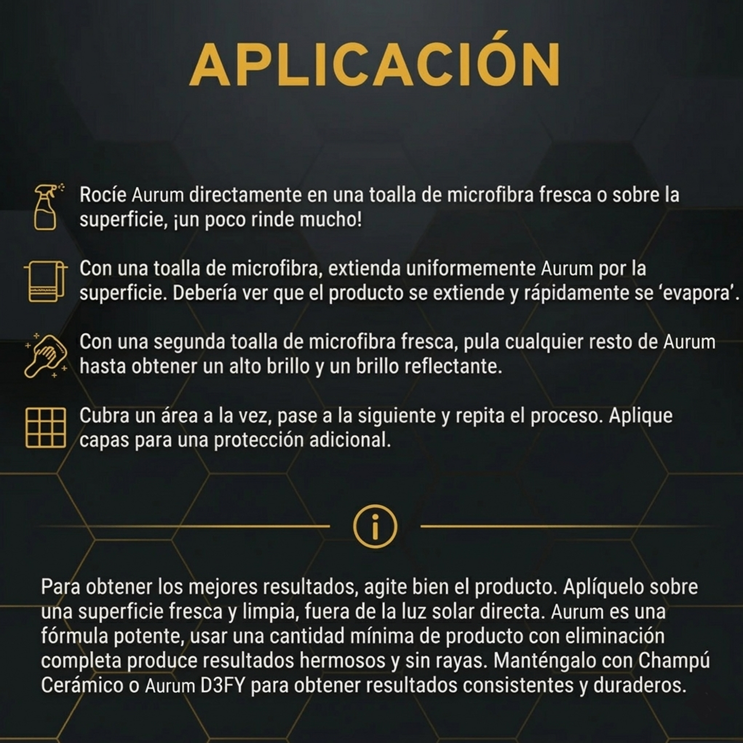AURUM Protección Cerámica Avanzada